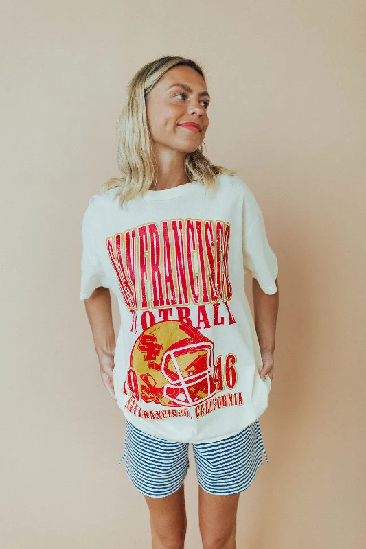 San Francisco Football Oversized Tee