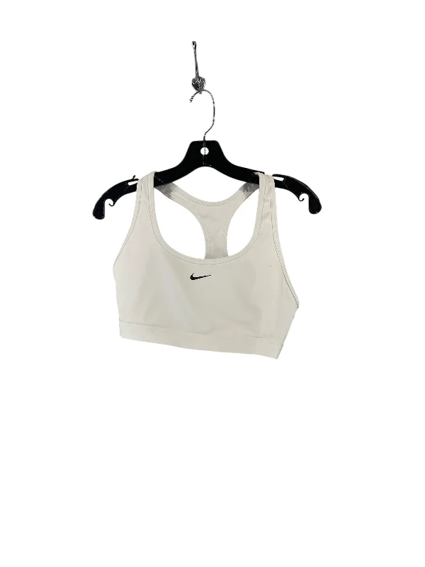 Athletic Bra By Nike In White, Size: L