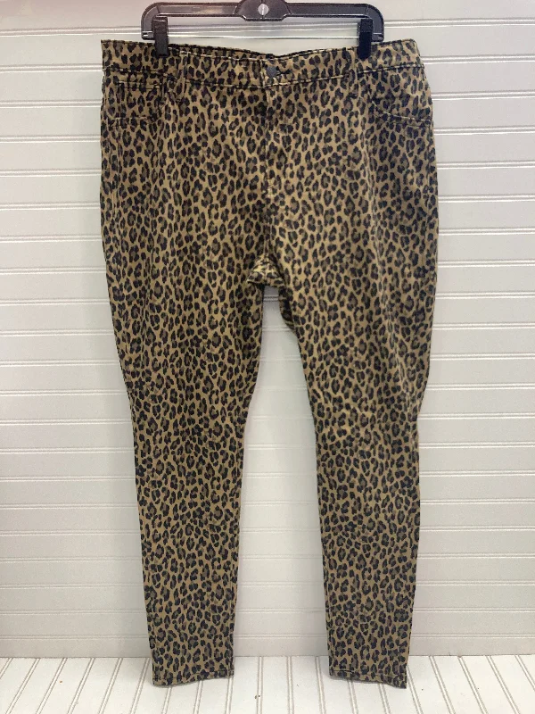 Jeans Jeggings By Levis In Animal Print, Size: 16