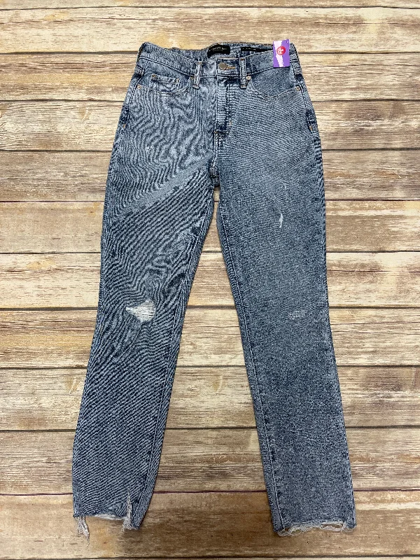 Jeans Skinny By Banana Republic In Blue Denim, Size: 0