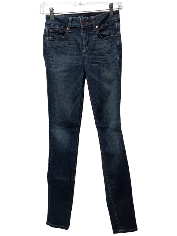 Jeans Skinny By Level 99 In Blue Denim, Size: 0