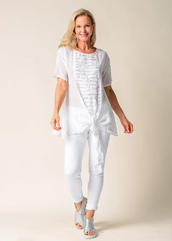 Kinara Cotton Top in White