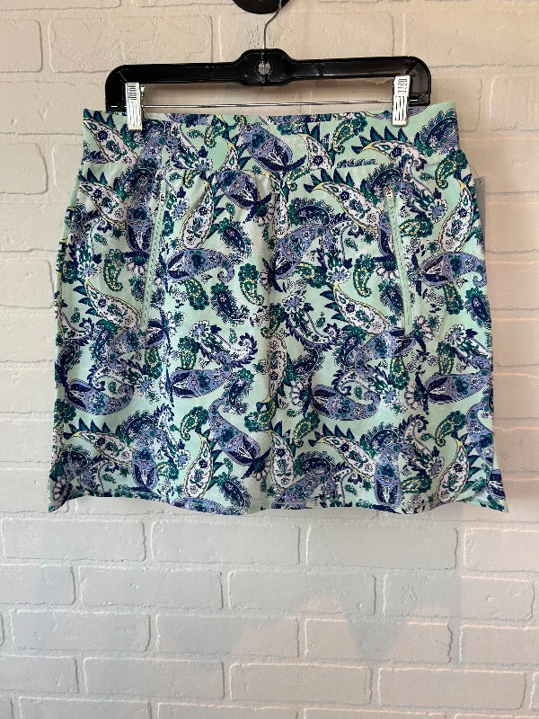 Paisley Print Skort Talbots, Size 8