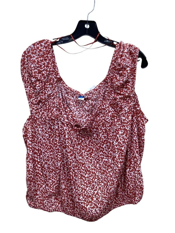 Top Short Sleeve By Old Navy In Floral Print, Size: 3x