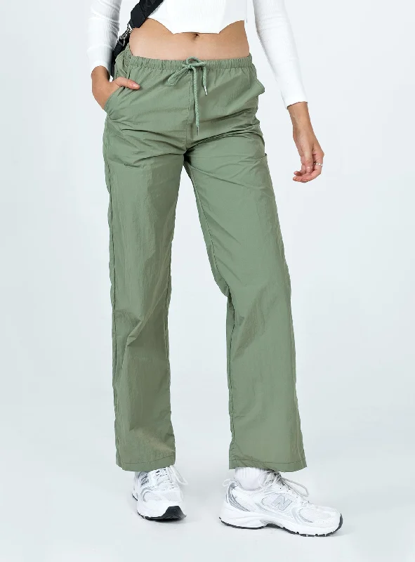 Darlington Parachute Pants Khaki