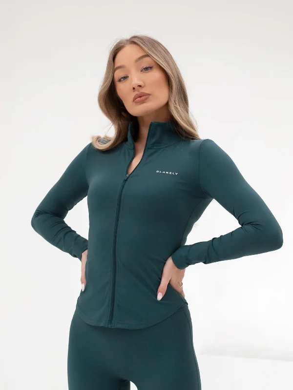 Studio Active Jacket - Teal Green