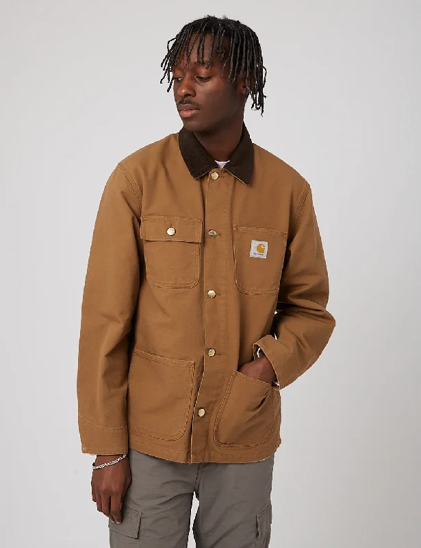 Carhartt-WIP Michigan Coat (Organic Cotton, 12 oz) - Hamilton Brown/Tobacco