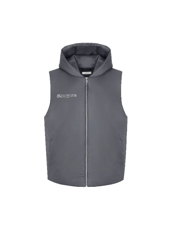 Womens DNA Flower-Warmth Gilet—atmosphere grey