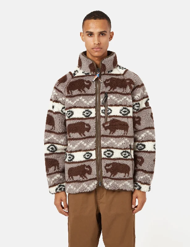 Manastash Mt. Buffalo Fleece Jacket - Brown