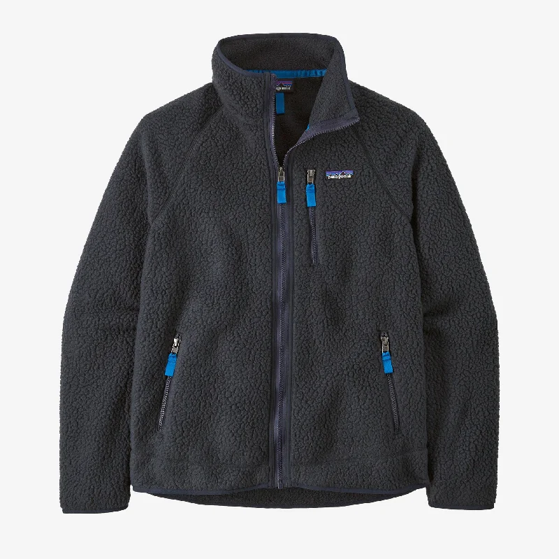 Patagonia Mens's Retro-Pile Fleece Jacket Pitch Blue