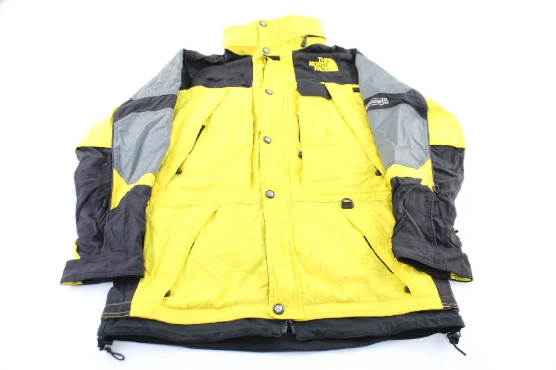 The North Face Logo Yellow, Black, & Grey Extreme Gear Jacket