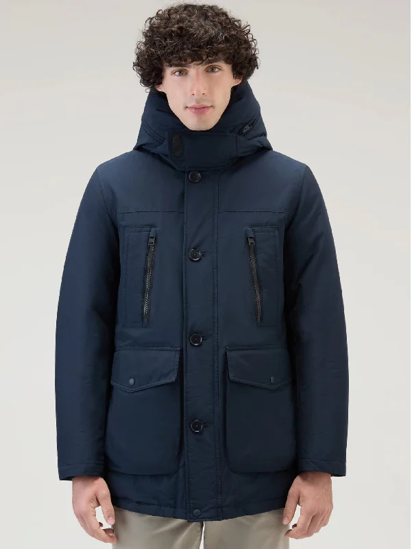 Parka Arctic in Ramar Cloth Rivisitato Blu