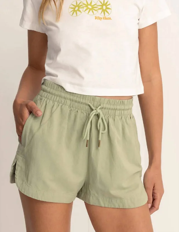 Astrid Elasticated Short In Palm