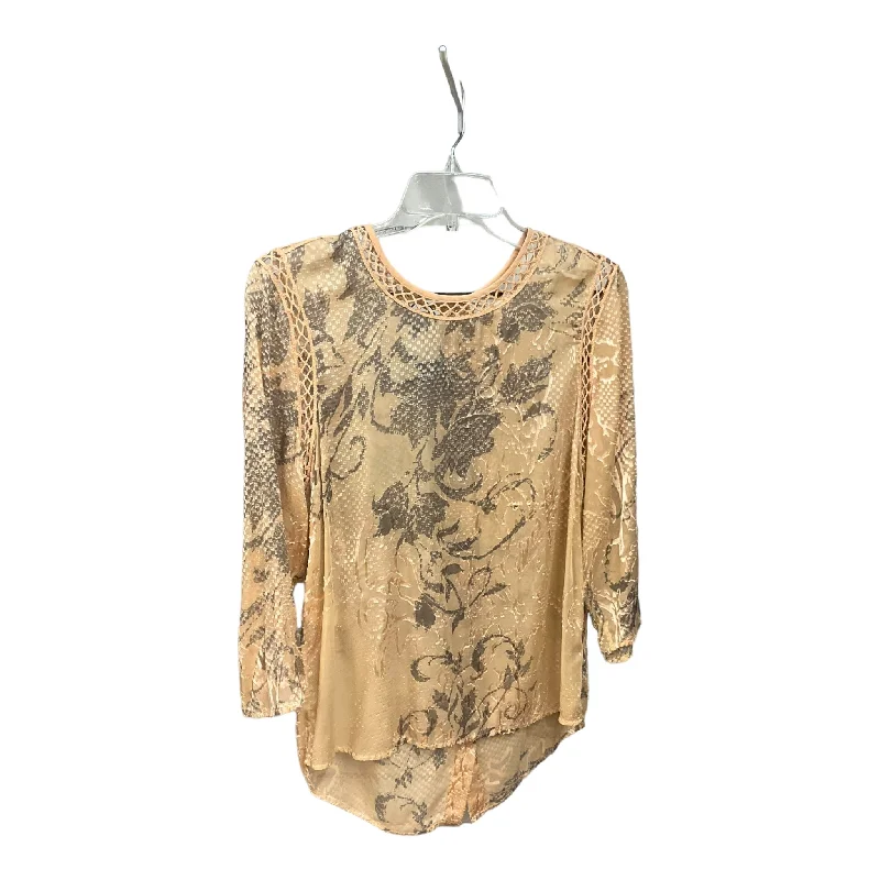 Nude Blouse 3/4 Sleeve Meadow Rue, Size S