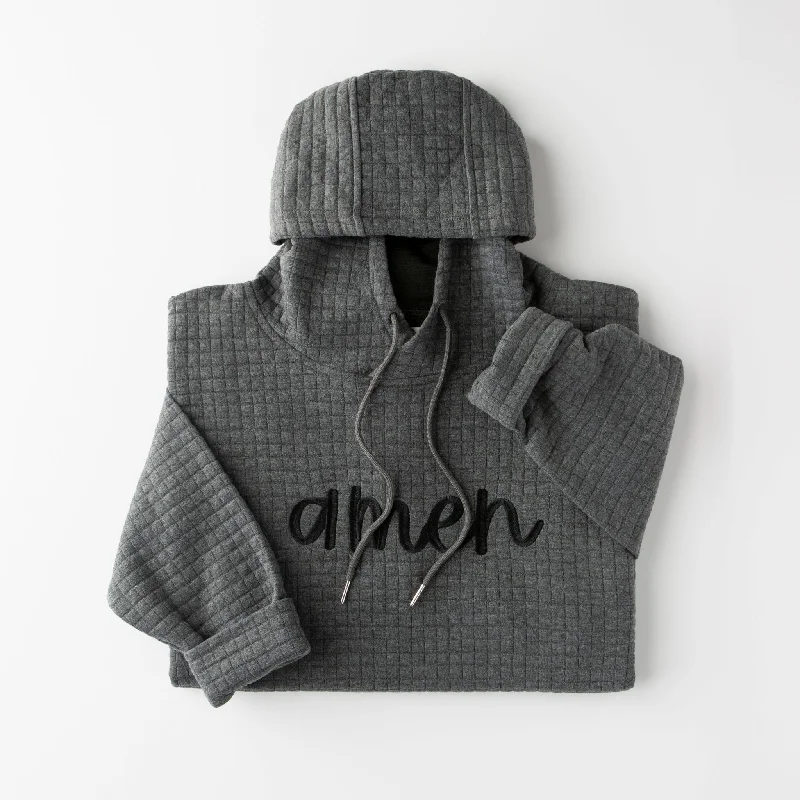 Amen Quilted Hoodie