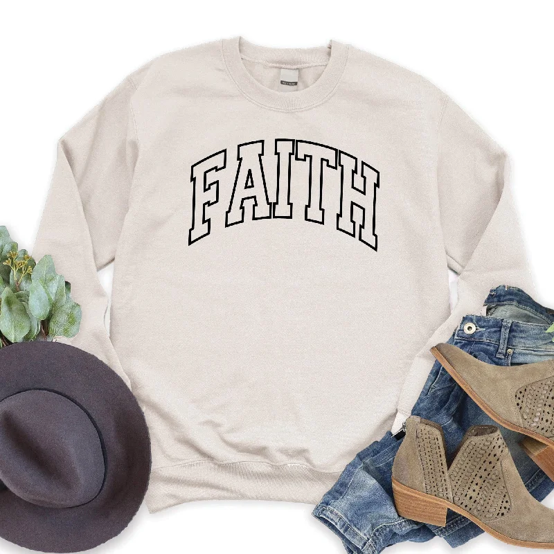 Embroidered Faith Sweatshirt